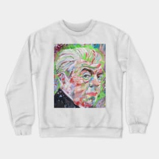 RENE MAGRITTE - oil portrait Crewneck Sweatshirt